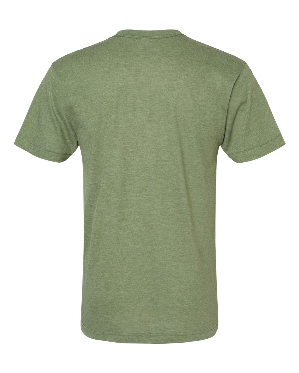 Triblend Track Tee - Back - B01227042 - Tri-Olive