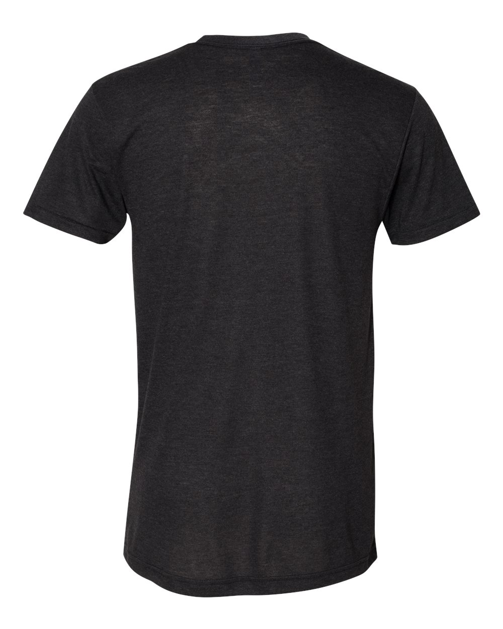 Triblend Track Tee - Back - B01227502 - Tri-Black
