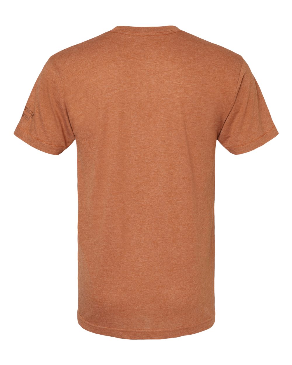 Triblend Track Tee - Back - B01227662 - Tri-Rust