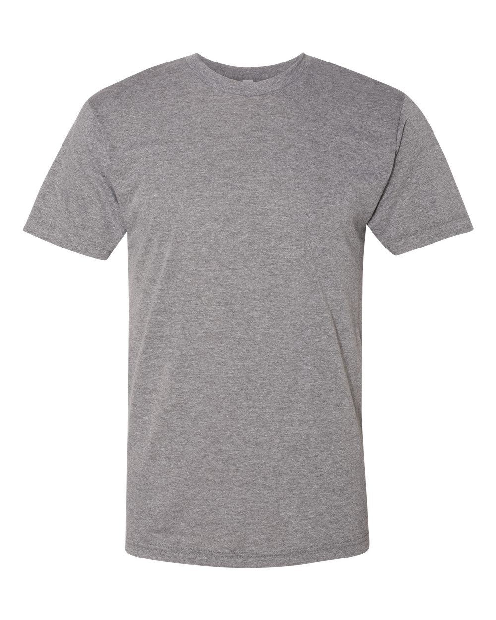 Triblend Track Tee - Front - B01227022 - Athletic Grey