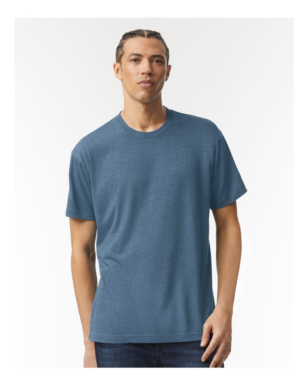 Triblend Track Tee - OnModelFront - B01227742 - Tri-Dusk