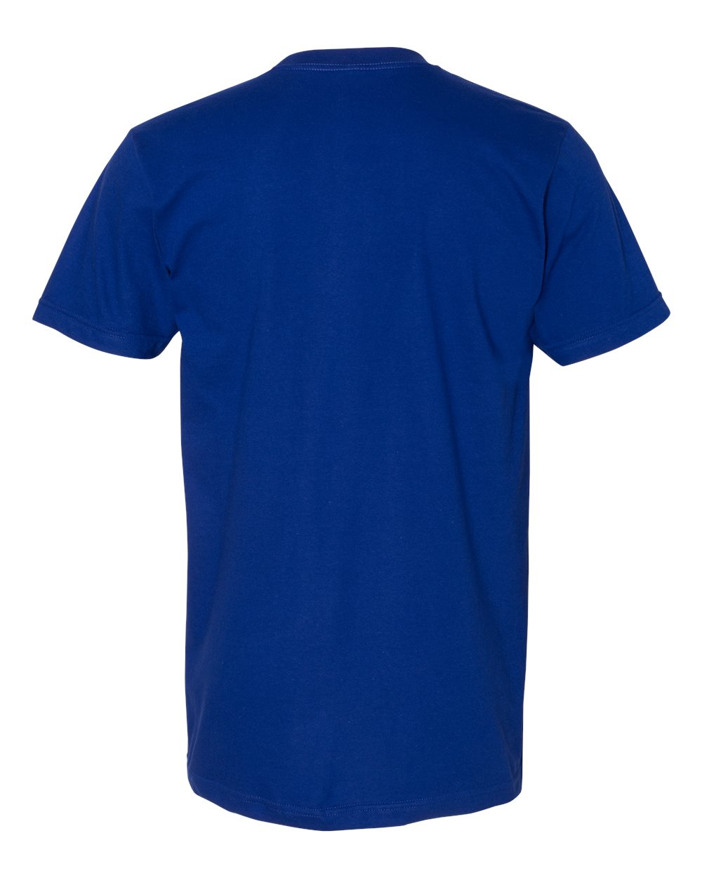 Unisex USA-Made Fine Jersey Tee - Back - B02027102 - Lapis