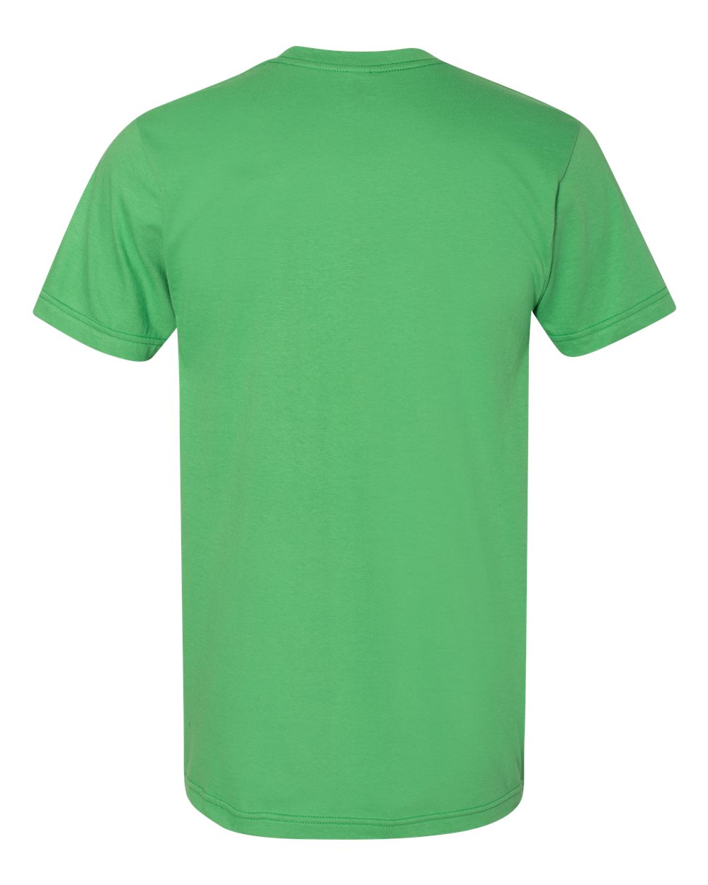 Unisex USA-Made Fine Jersey Tee - Back - B02027212 - Grass