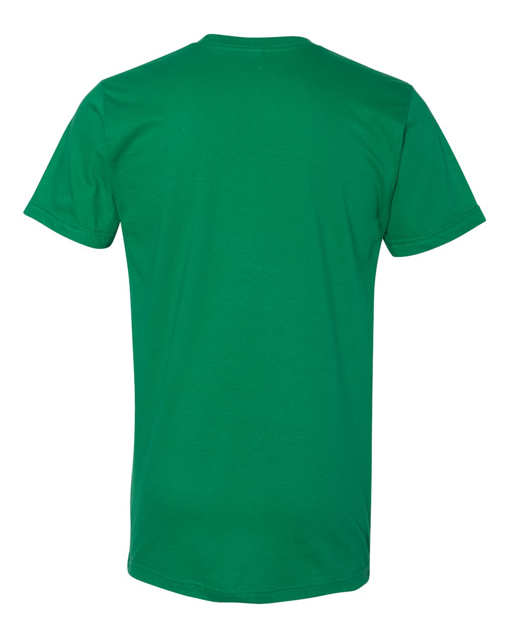 Unisex USA-Made Fine Jersey Tee - Back - B02027602 - Kelly Green