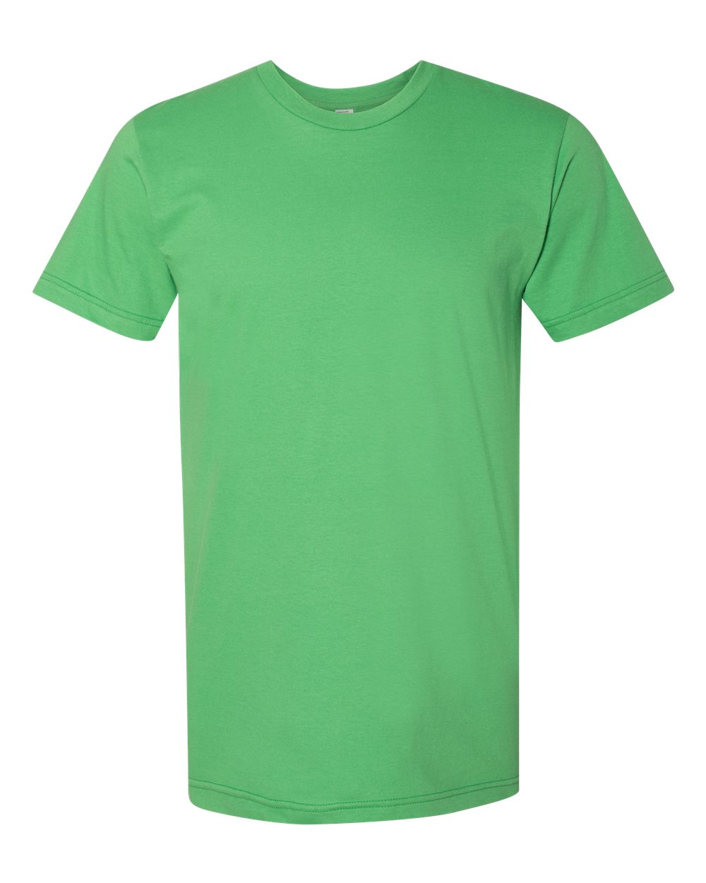 Unisex USA-Made Fine Jersey Tee - Front - B02027212 - Grass