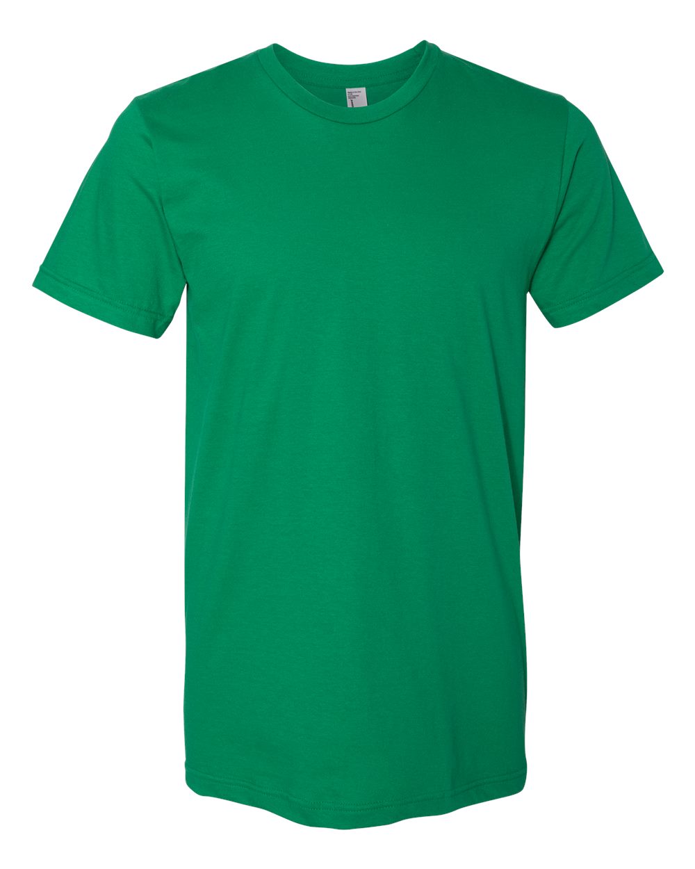 Unisex USA-Made Fine Jersey Tee - Front - B02027602 - Kelly Green