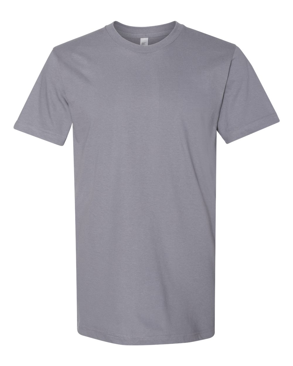 Unisex USA-Made Fine Jersey Tee - Front - B02027632 - Slate