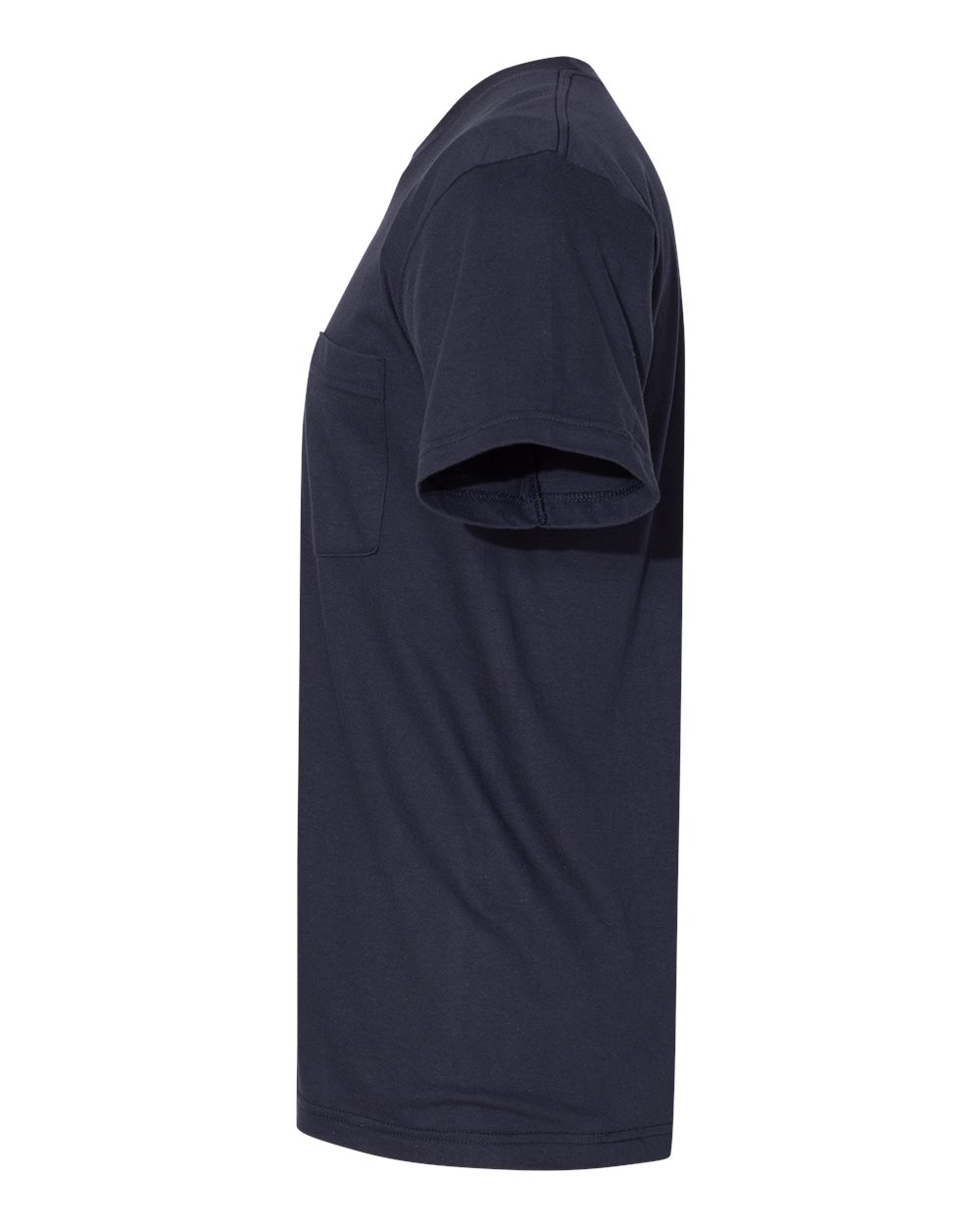 Unisex Fine Jersey Pocket Tee - DirectSide - B34627653 - Navy
