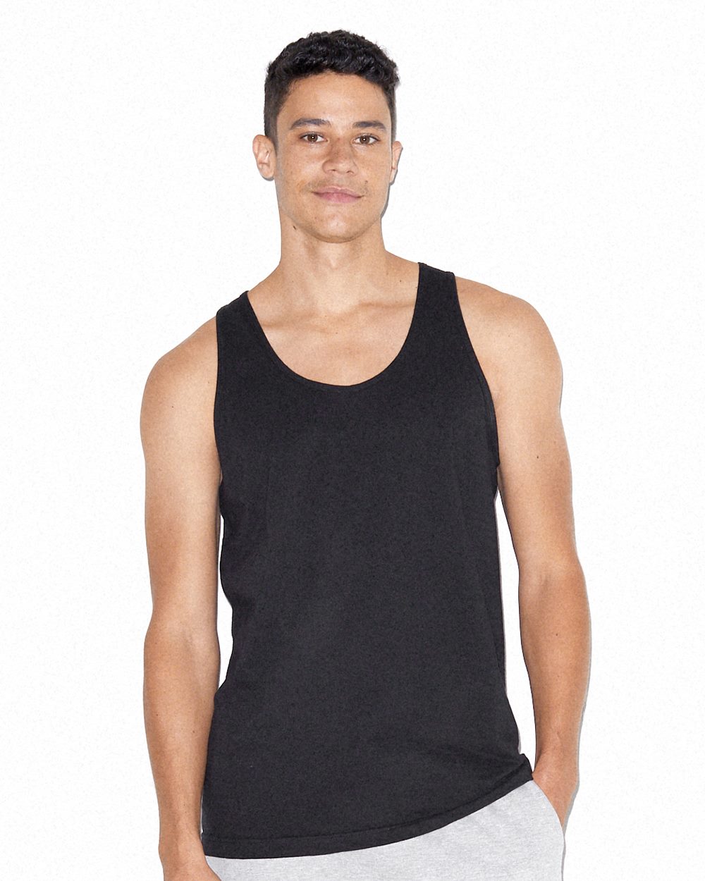 Unisex USA-Made Fine Jersey Tank - styleImage