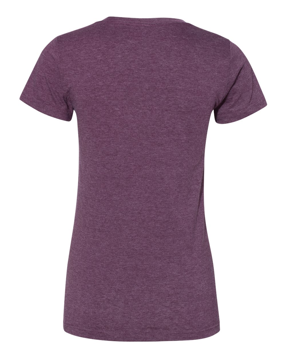 Women’s 50/50 Tee - Back - B37327033 - Heather Plum