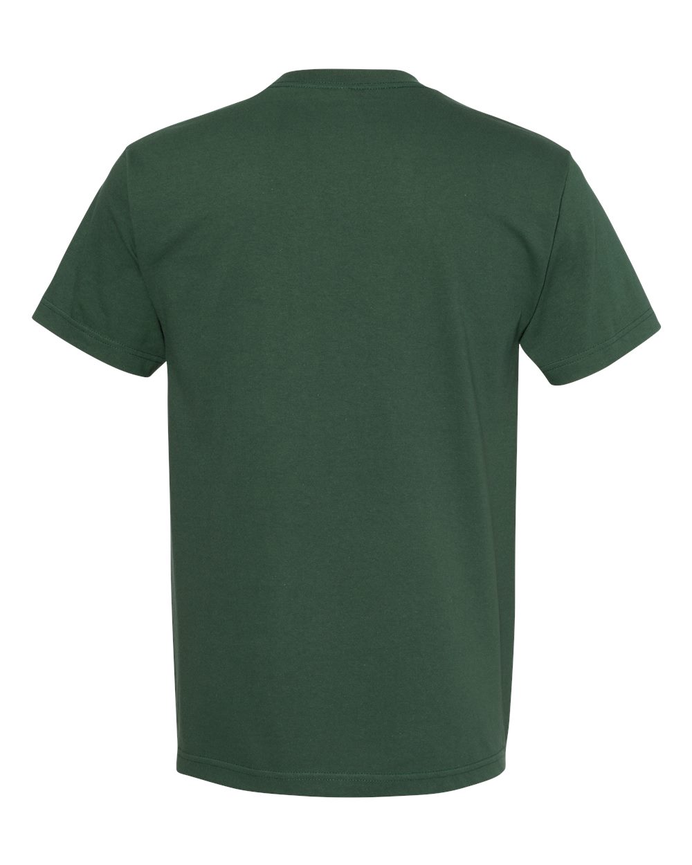 Unisex Heavyweight Cotton Tee - Back - B10027543 - Forest