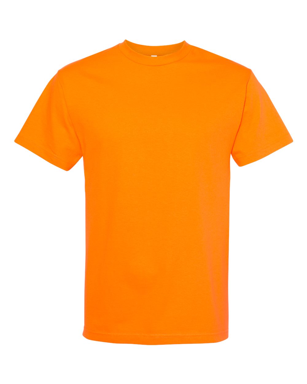 Unisex Heavyweight Cotton Tee - Front - B10027143 - Orange