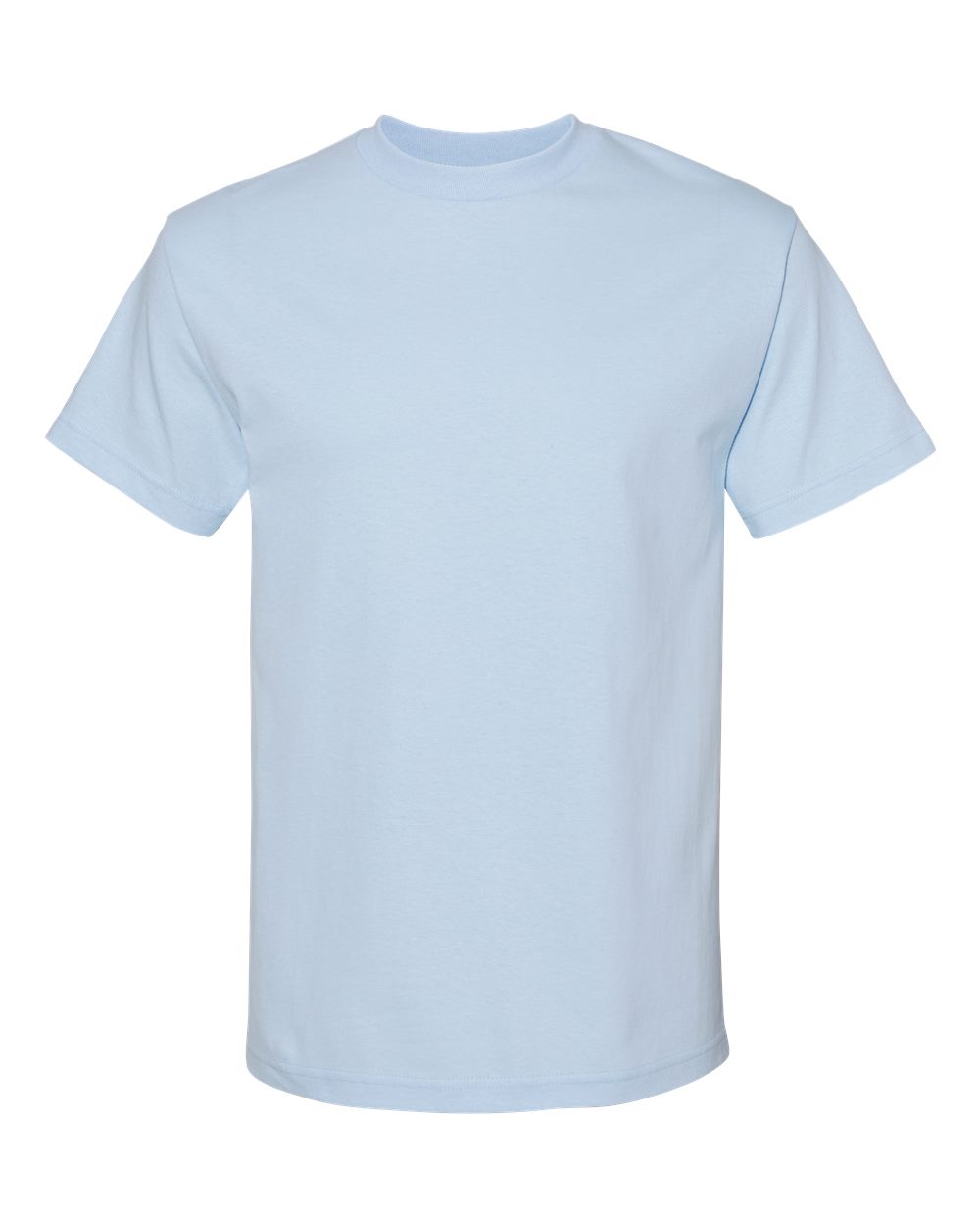 Unisex Heavyweight Cotton Tee - Front - B10027163 - Powder Blue