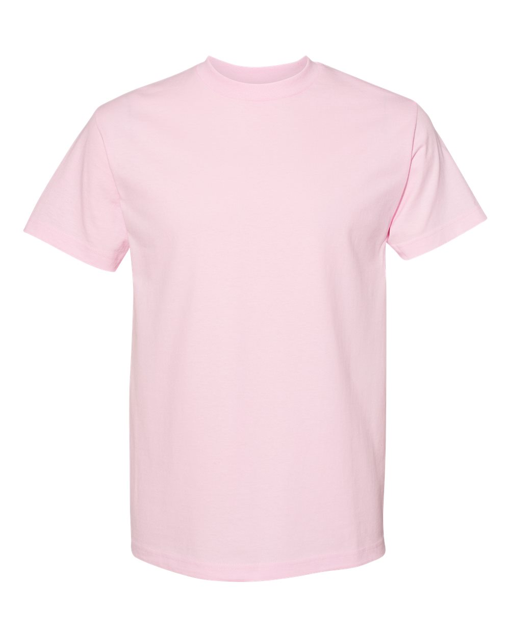 Unisex Heavyweight Cotton Tee - Front - B10027303 - Pink