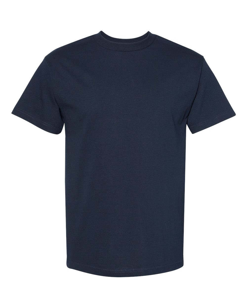 Unisex Heavyweight Cotton Tee - Front - B10027653 - True Navy