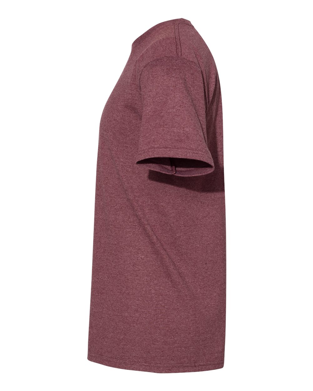 Unisex Midweight Cotton Tee - DirectSide - B12027107 - Heather Burgundy