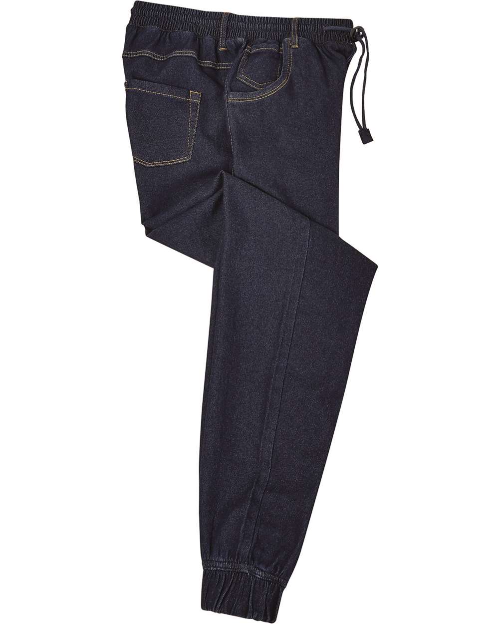 Unisex Chef's Artisanal Joggers - Front - B405A1252 - Indigo Denim