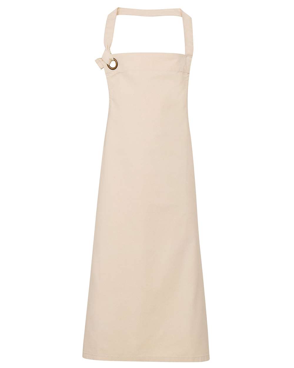 Calibre Heavy Canvas Bib Apron - Front - B387A1100 - Natural