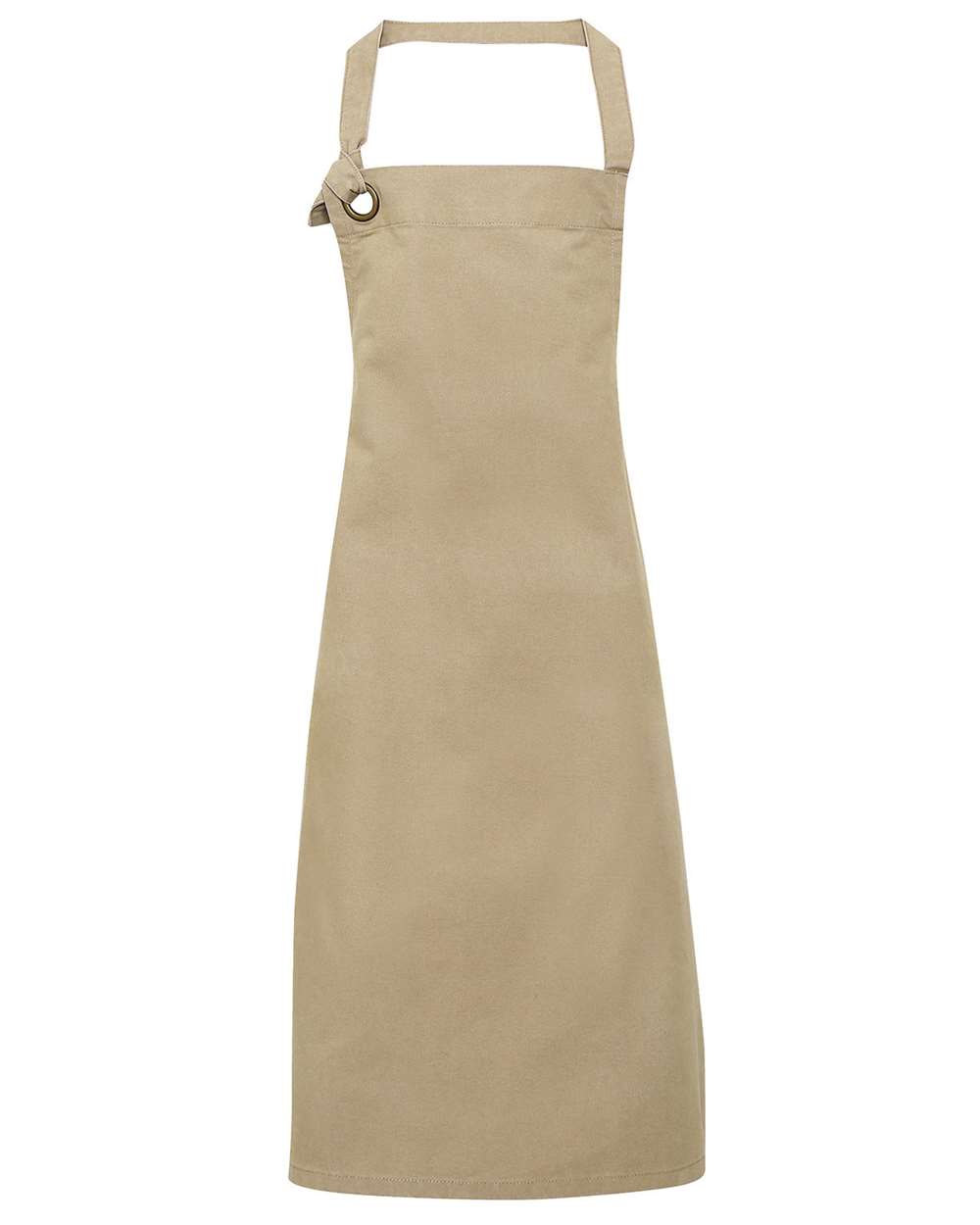 Calibre Heavy Canvas Bib Apron - Front - B387A1240 - Khaki