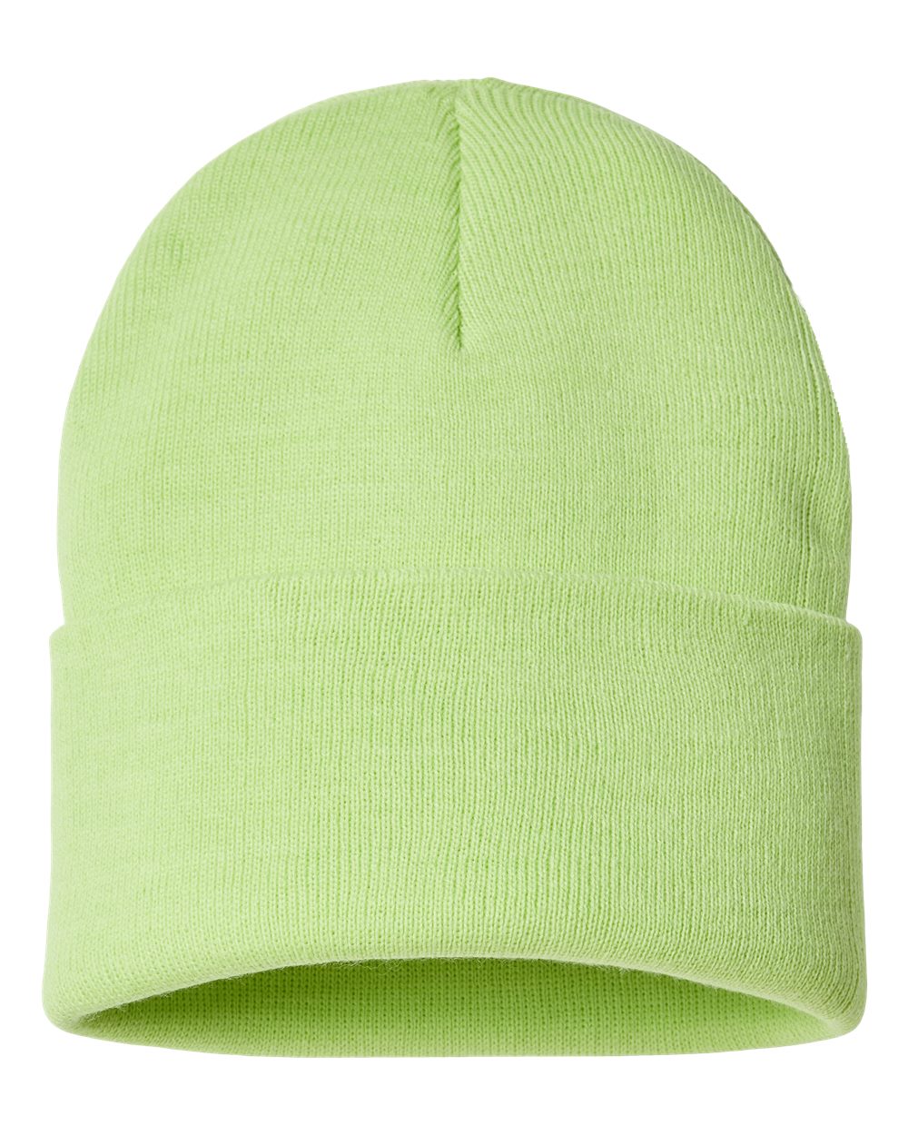 Sustainable Beanie - Back - B57995560 - Acid Green