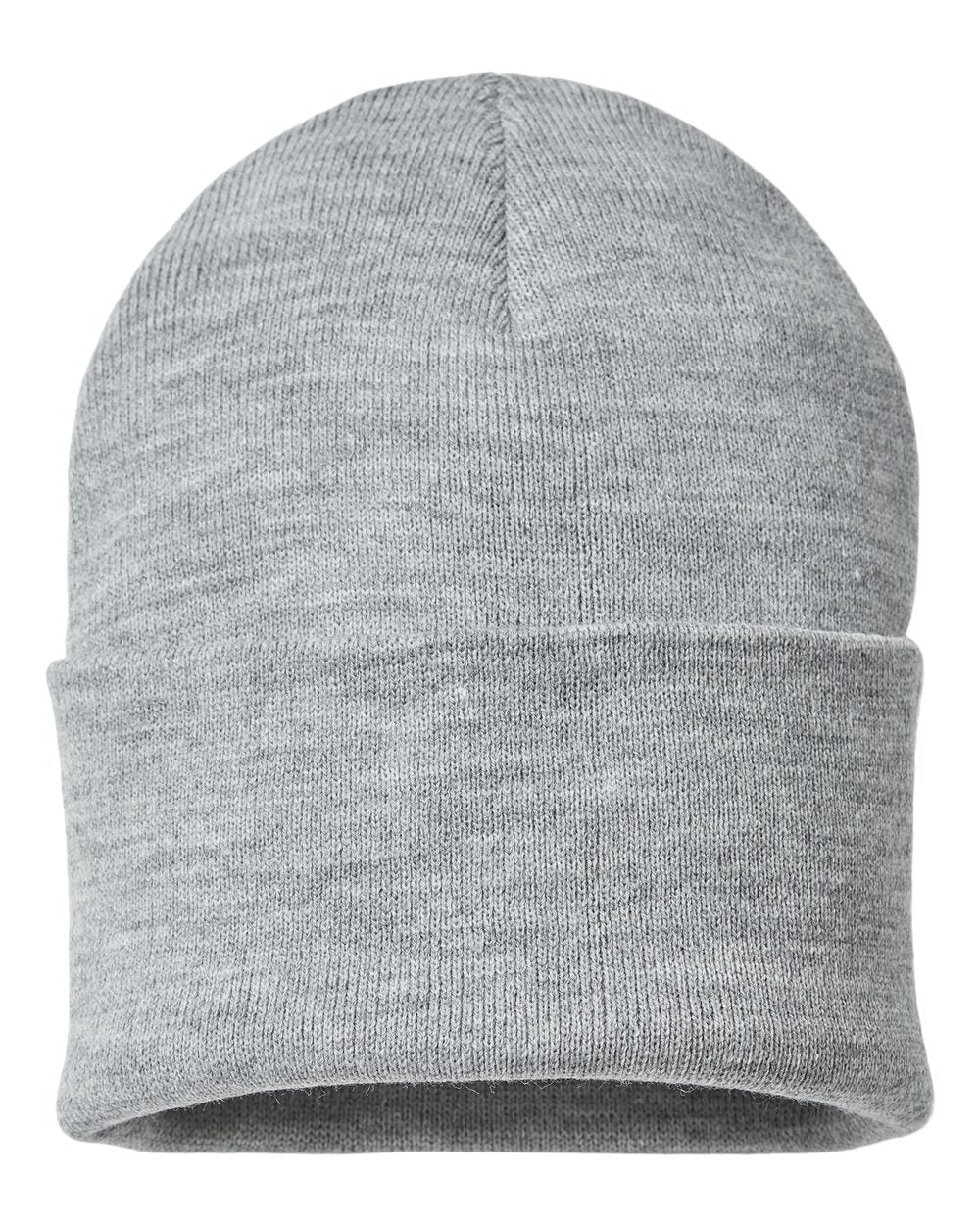 Sustainable Beanie - Front - B57995090 - Light Grey Melange