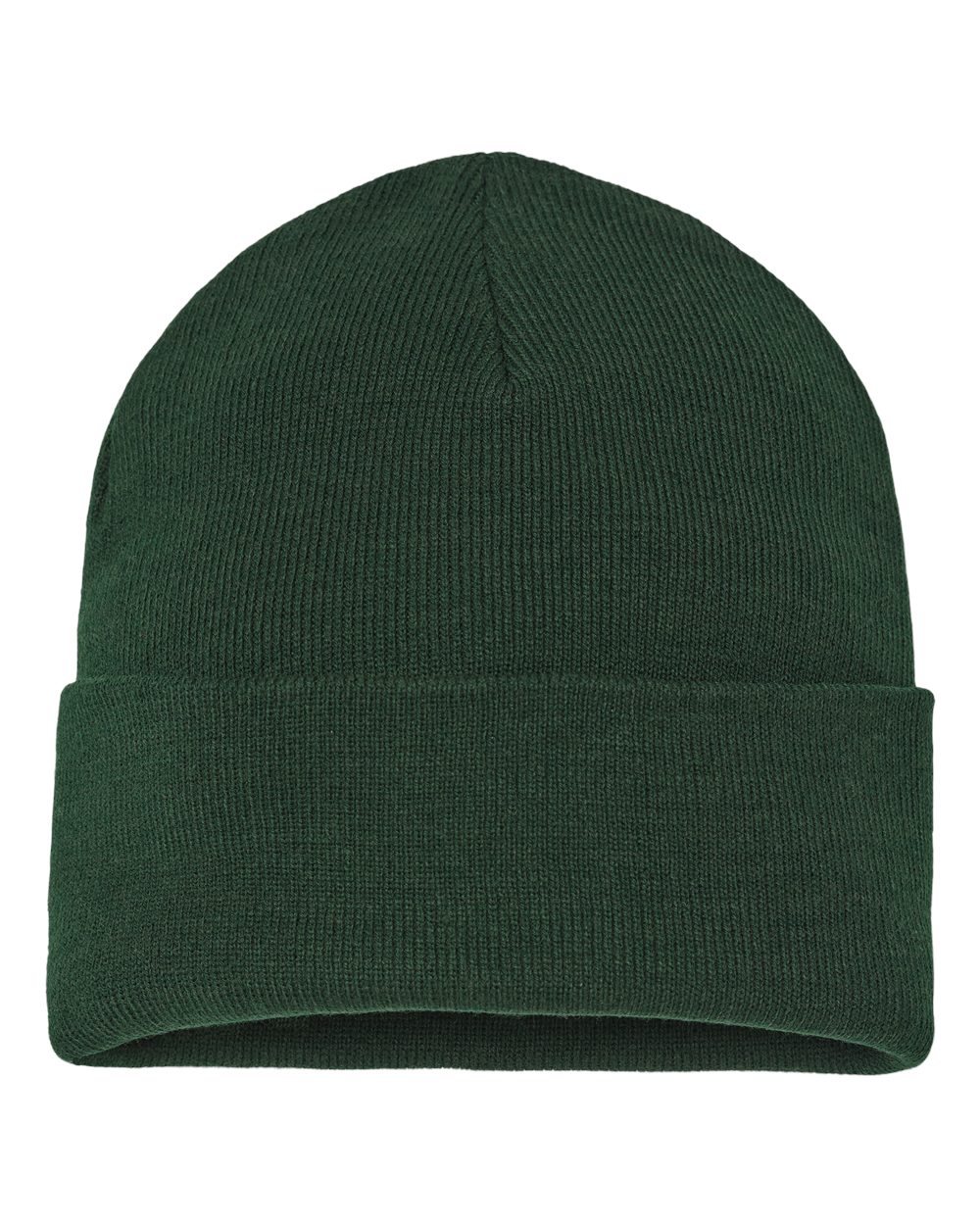 Sustainable Beanie - Front - B57995570 - Bottle Green