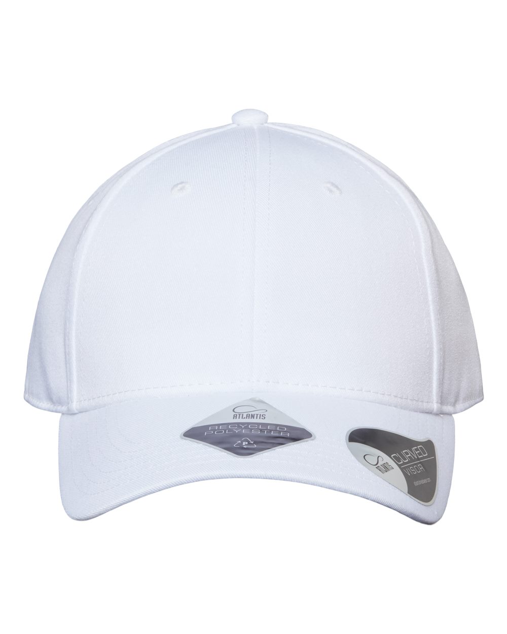 Sustainable Structured Cap - Front - B98195000 - White