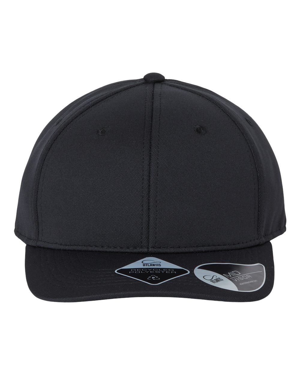 Sustainable Honeycomb Cap - Front - B01795500 - Black