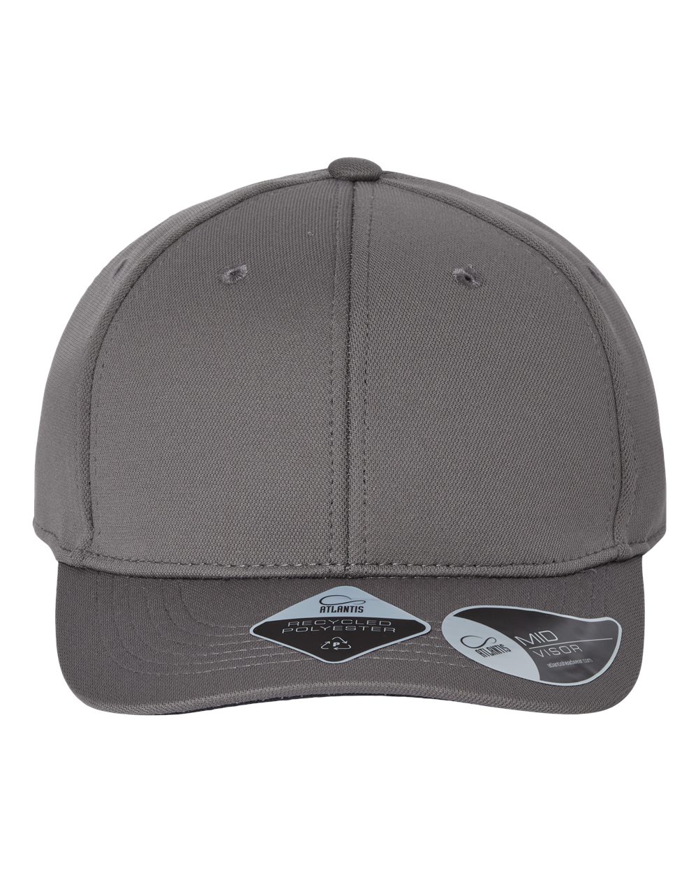 Sustainable Honeycomb Cap - Front - B01795590 - Dark Grey