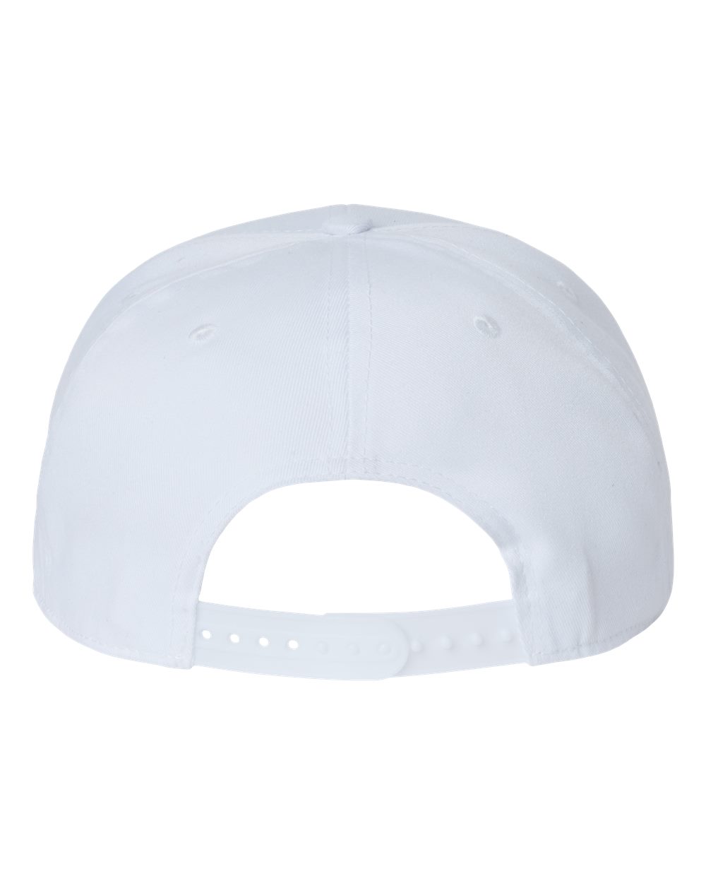 Sustainable Flat Bill Cap - Back - B02495000 - White