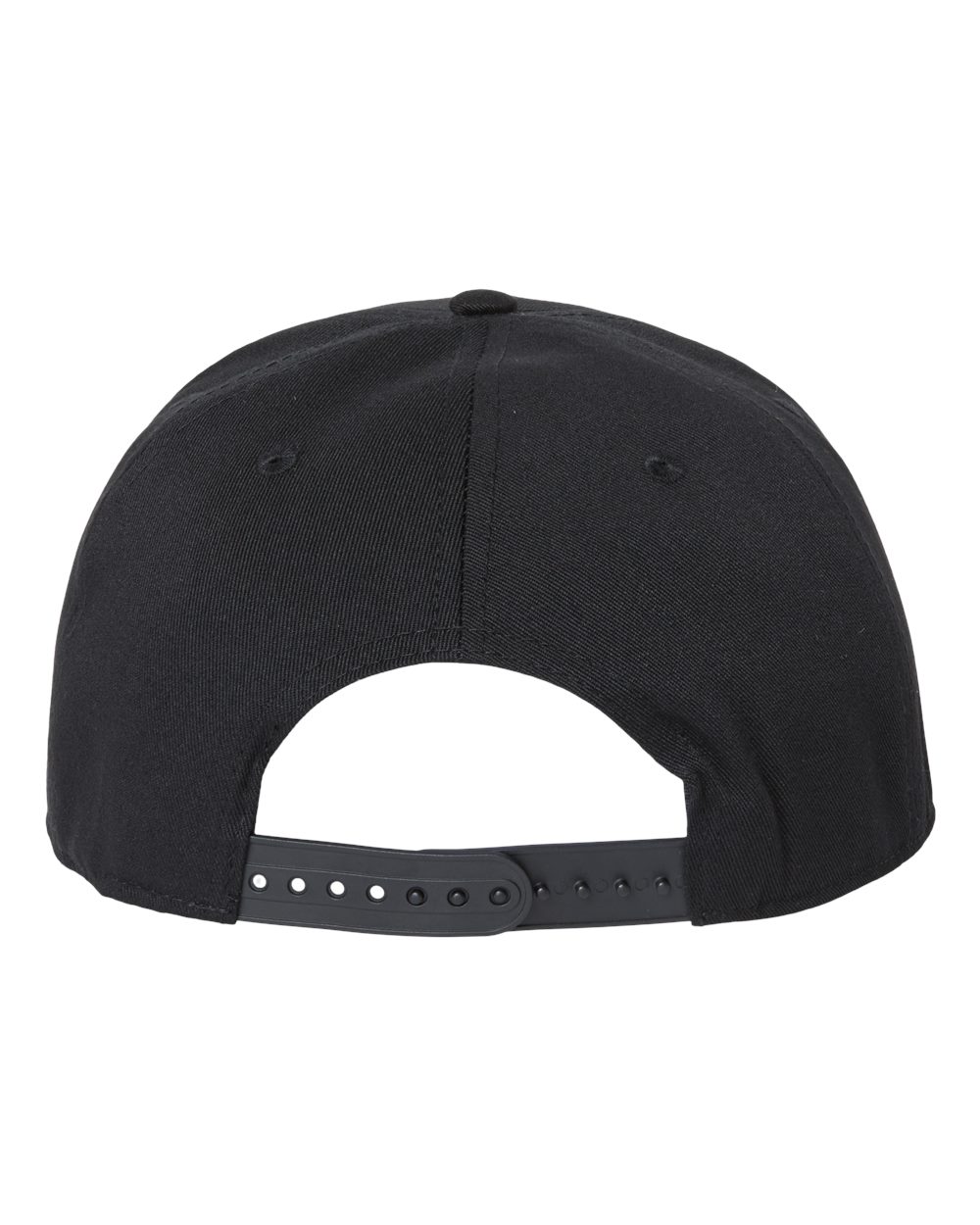 Sustainable Flat Bill Cap - Back - B02495500 - Black