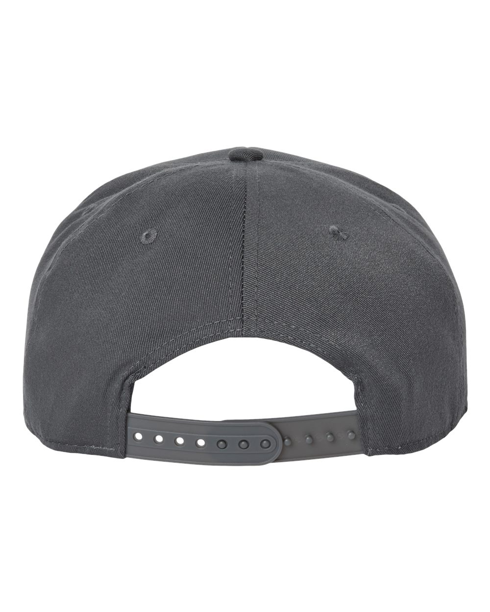Sustainable Flat Bill Cap - Back - B02495590 - Dark Grey