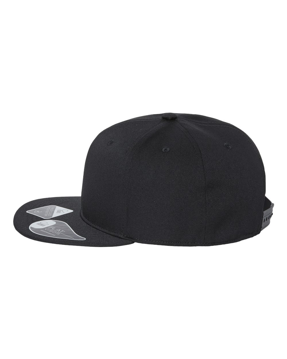 Sustainable Flat Bill Cap - DirectSide - B02495500 - Black