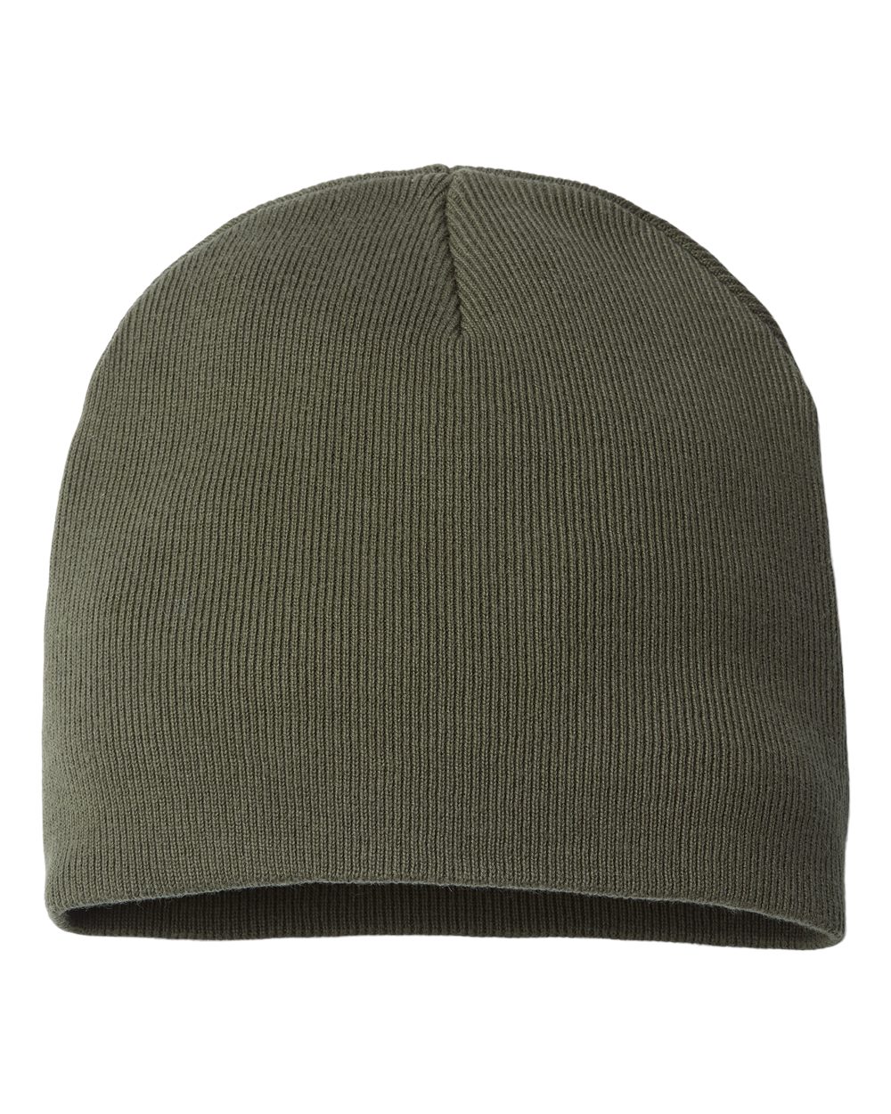 Sustainable Beanie - Front - B02895100 - Olive