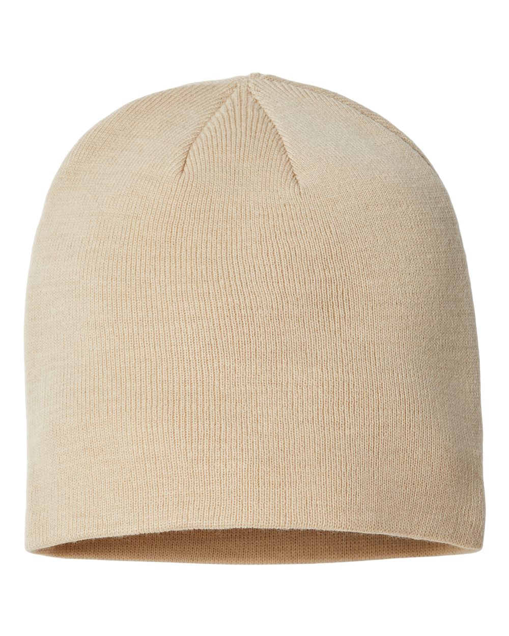Sustainable Beanie - Back - B09795703 - Light Beige