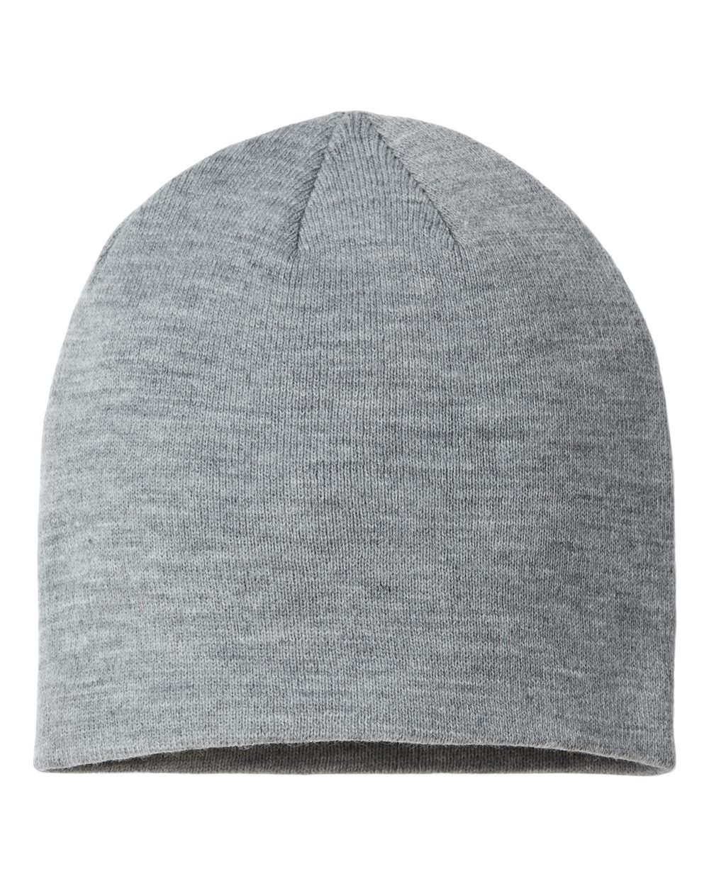 Sustainable Beanie - Front - B09795743 - Light Grey Melange