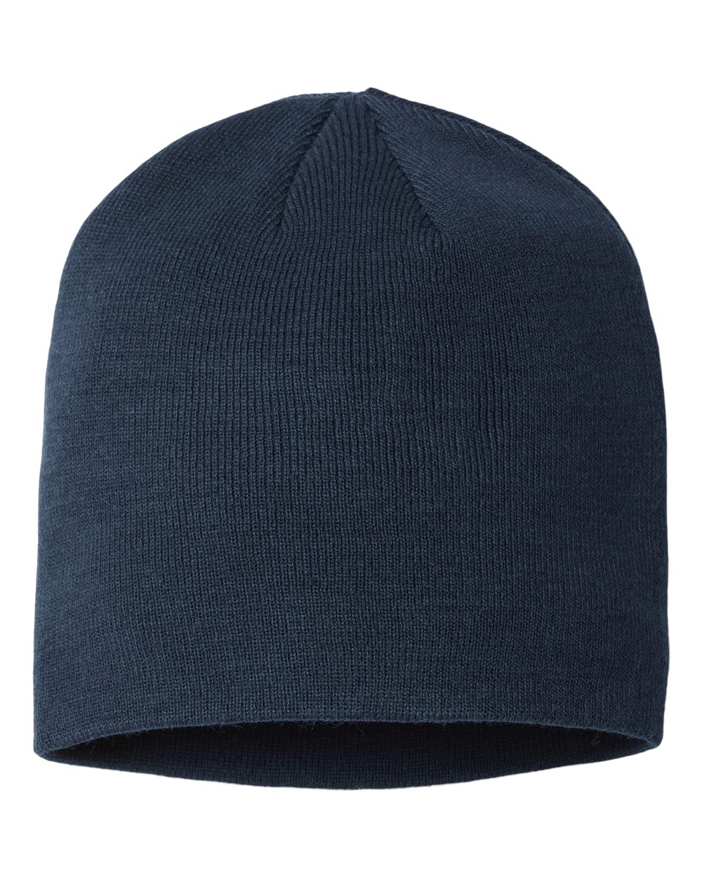 Sustainable Beanie - Front - B09795753 - Navy