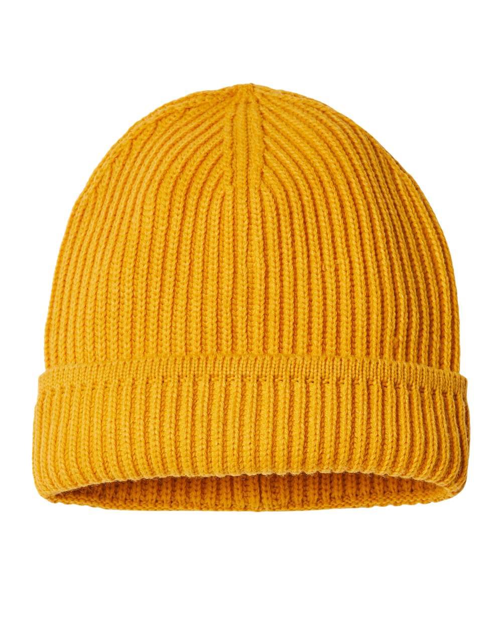 Sustainable Finish Edge Cuffed Beanie - styleImage