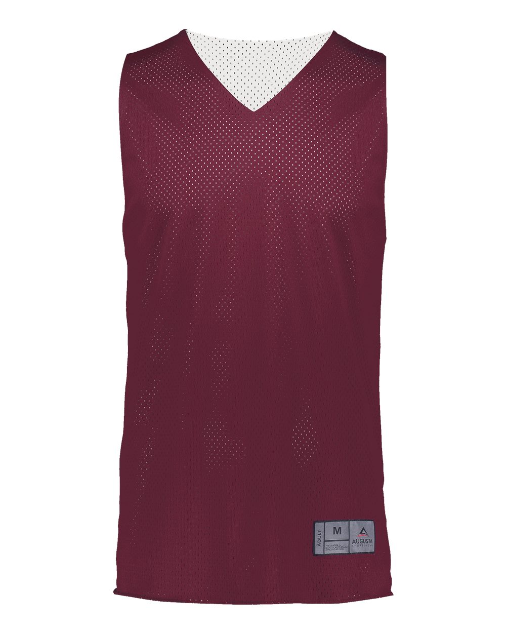 Youth Reversible 2.0 Jersey - Front - B16734531 - Maroon/ White