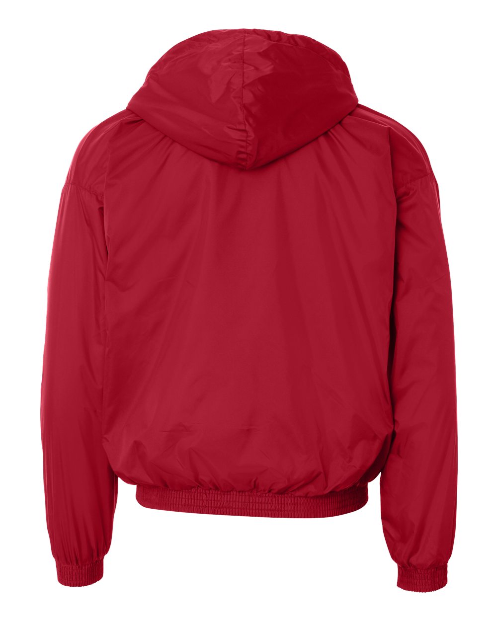 Unisex Fleece Lined Hooded Jacket - Back - B62334703 - Red