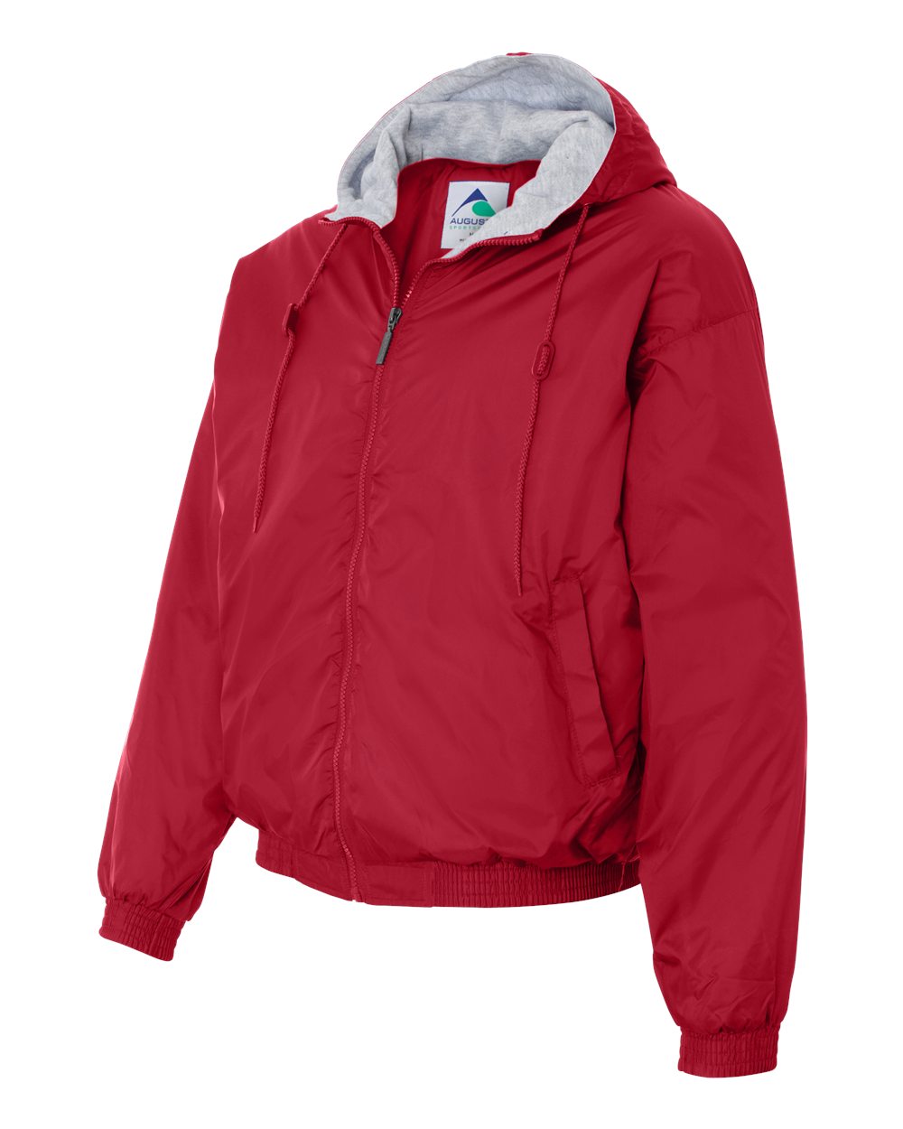 Unisex Fleece Lined Hooded Jacket - Side - B62334703 - Red