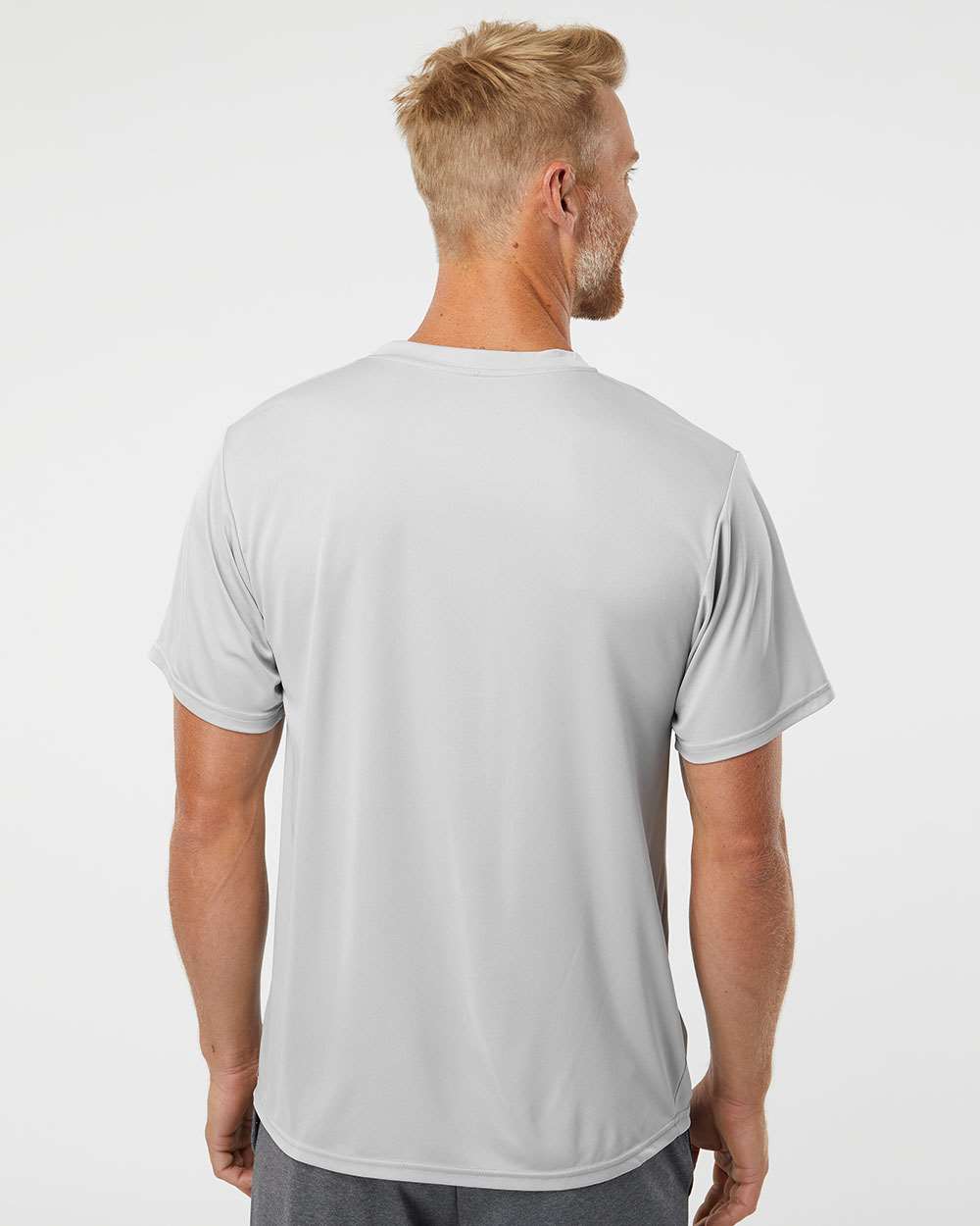 Unisex Nexgen Performance T-Shirt - OnModelBack - B82534363 - Silver
