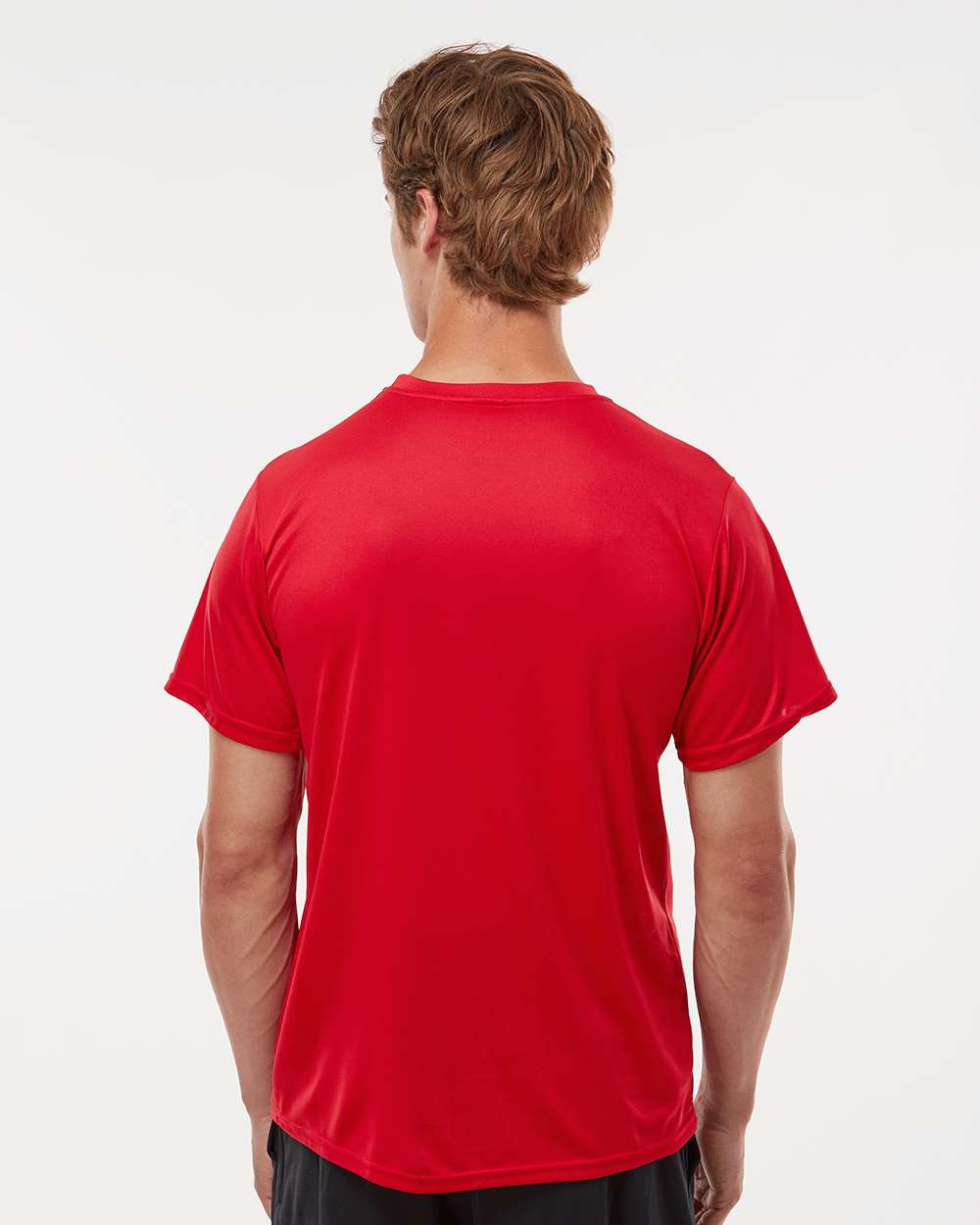 Unisex Nexgen Performance T-Shirt - OnModelBack - B82534713 - Scarlet