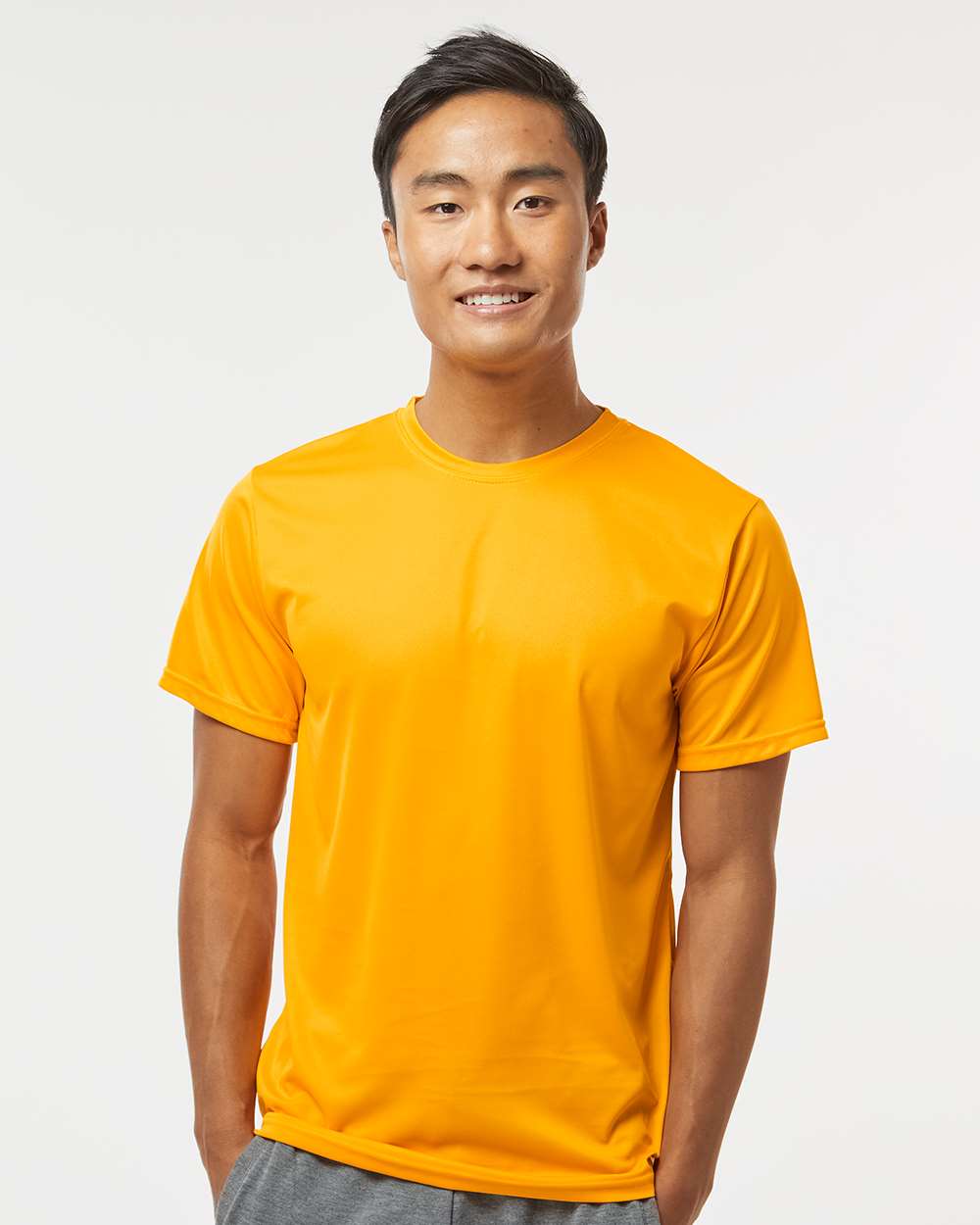 Unisex Nexgen Performance T-Shirt - OnModelFront - B82534123 - Gold