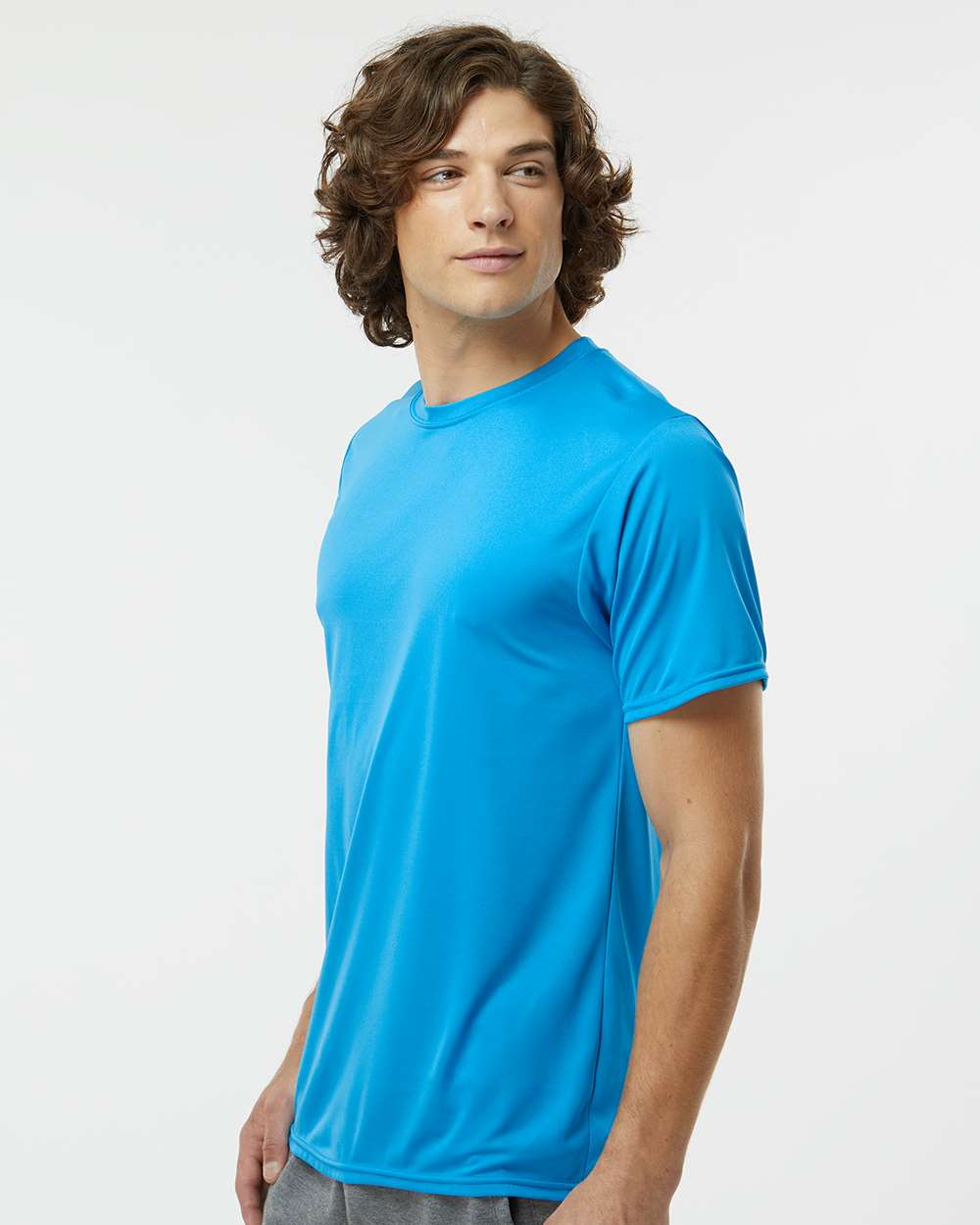 Unisex Nexgen Performance T-Shirt - OnModelSide - B82534253 - Power Blue