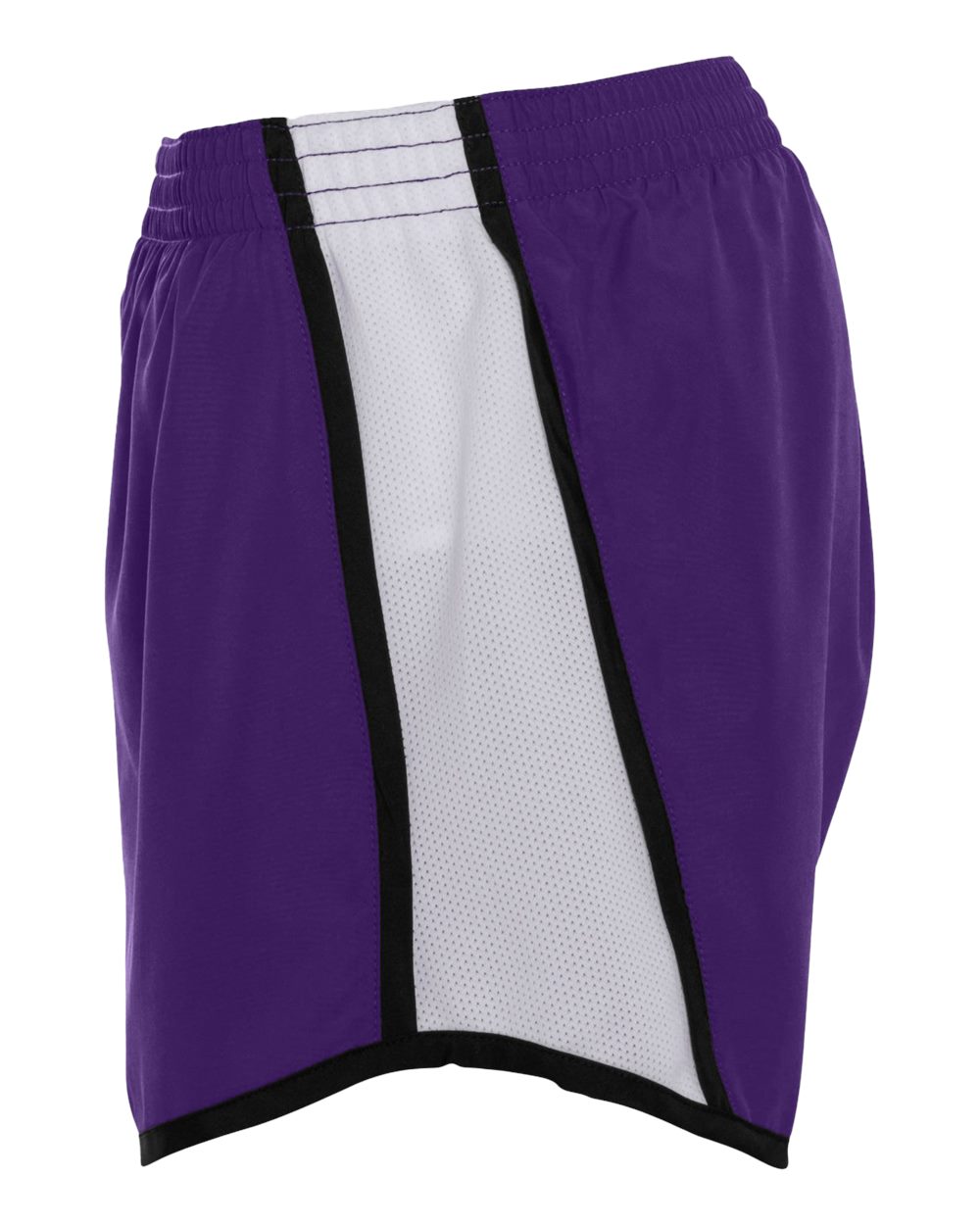 Women's Pulse Team Running Shorts - DirectSide - B79134673 - Purple/ White/ Black
