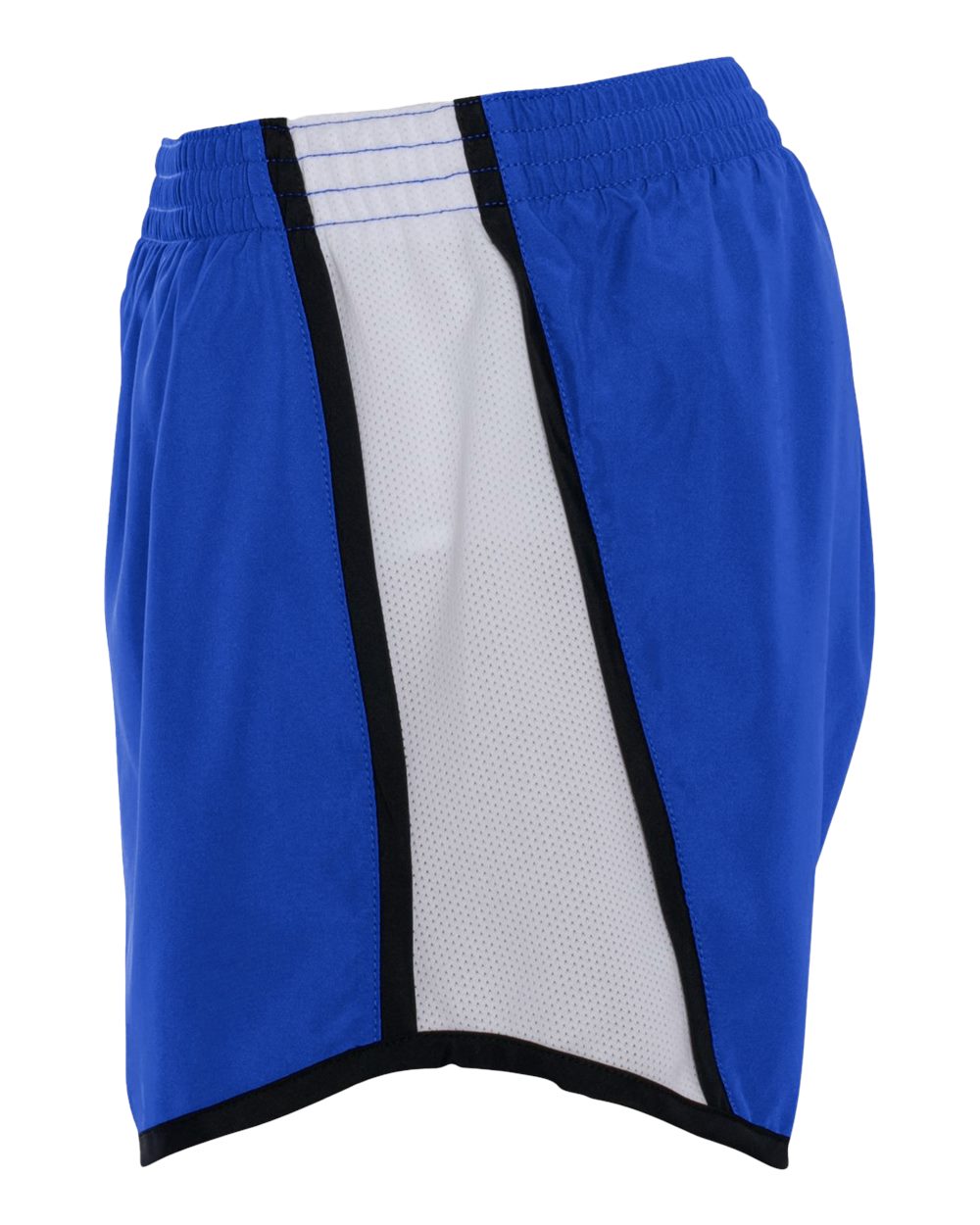Women's Pulse Team Running Shorts - DirectSide - B79134753 - Royal/ White/ Black