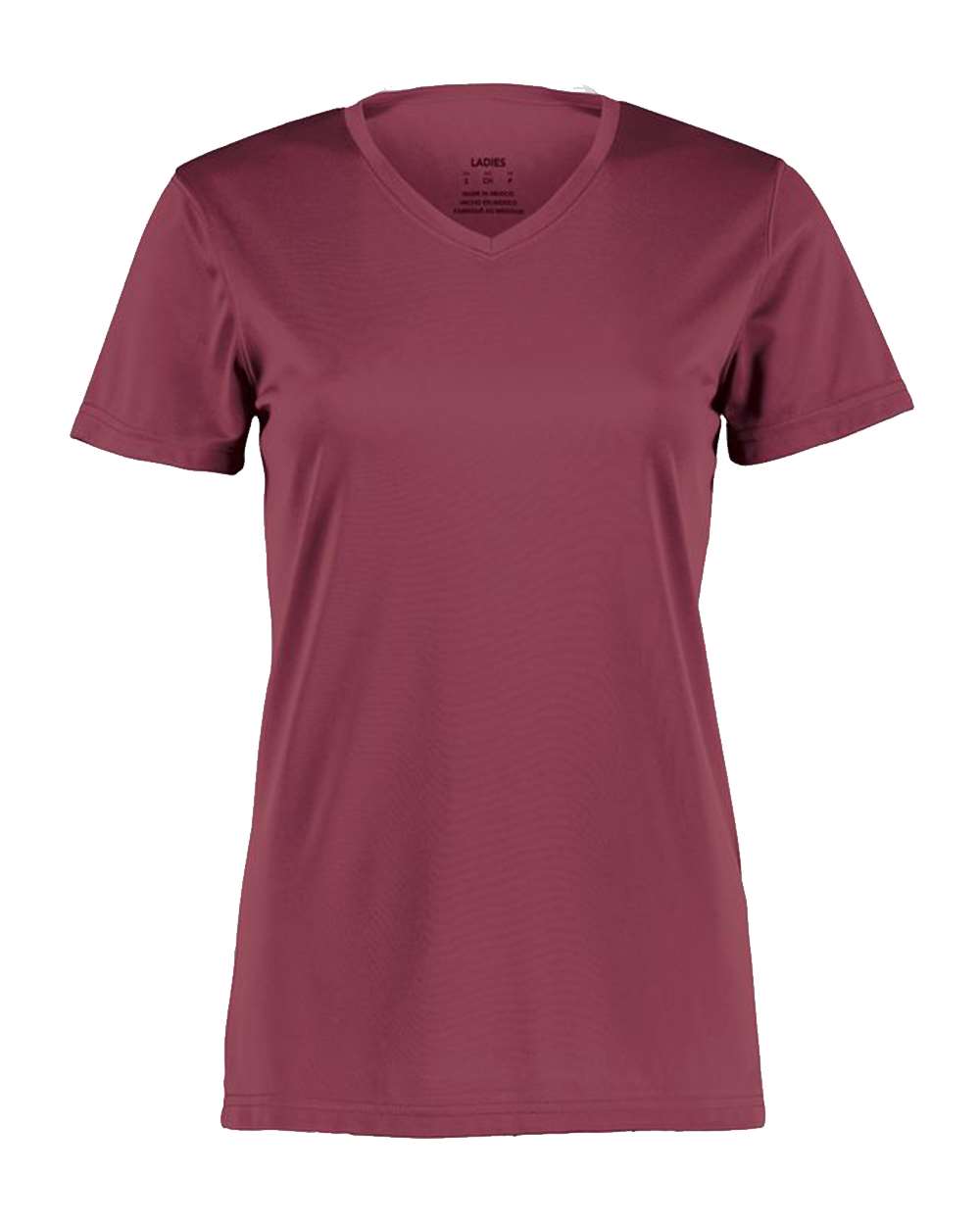 Women's Nexgen Performance V-Neck T-Shirt - Front - B10434532 - Maroon