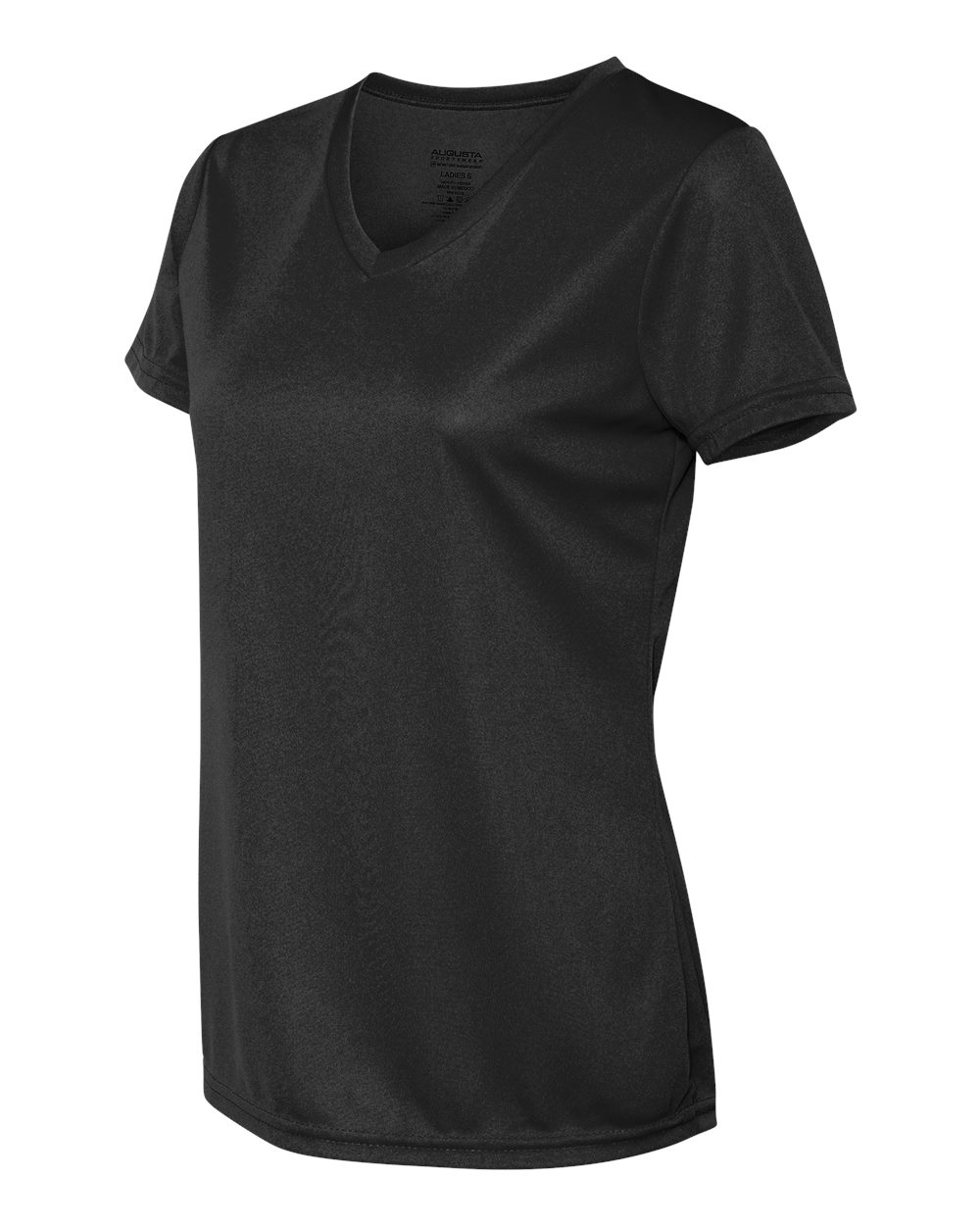 Women's Nexgen Performance V-Neck T-Shirt - Side - B10434502 - Black