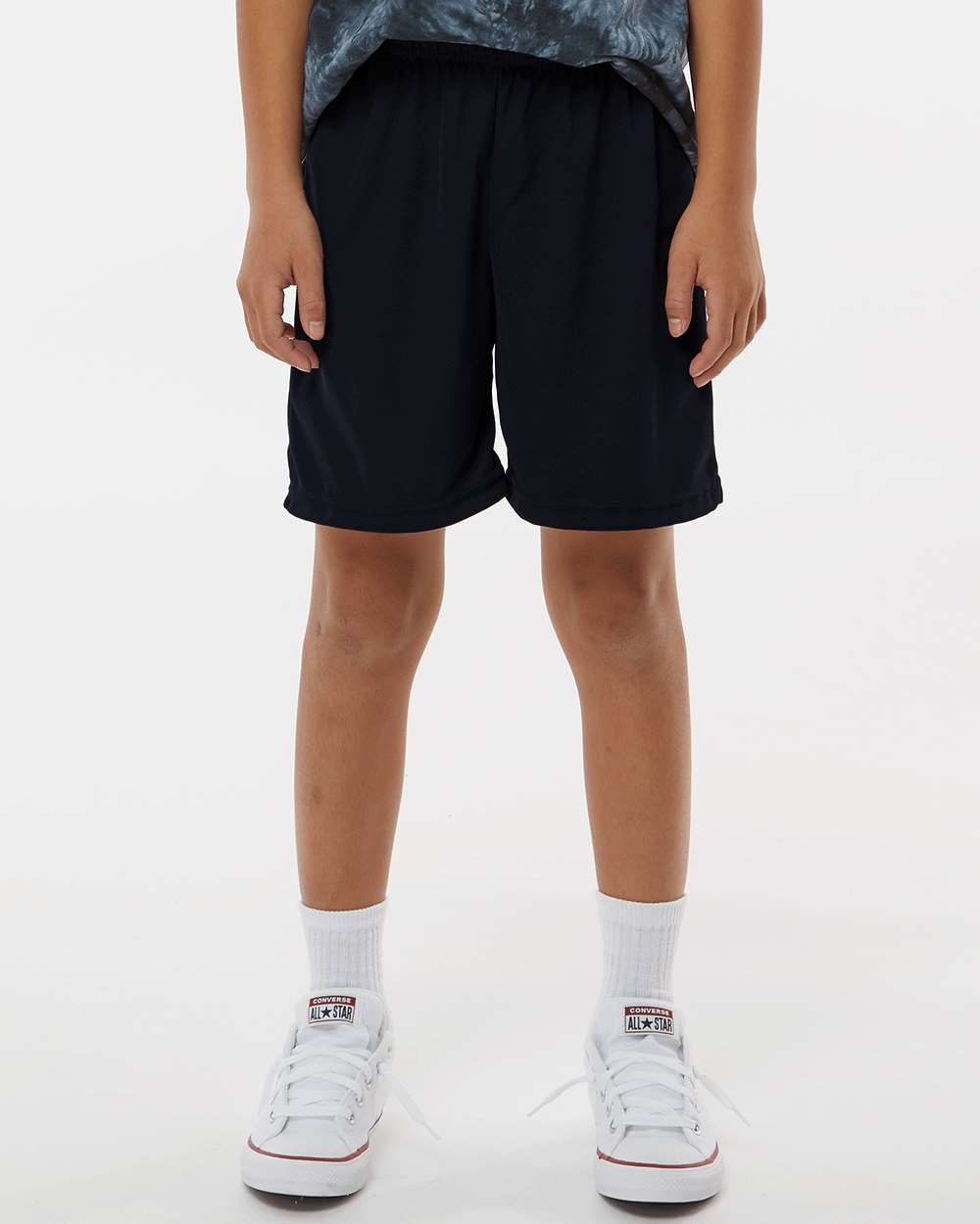 Youth Octane Shorts - OnModelFront - B14134503 - Black